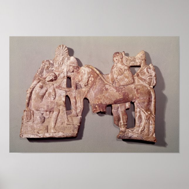 Meeting of Orestes and Electra at Agamemnon Poster (Front)