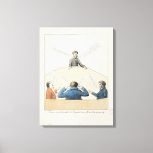 Meeting of the Chamber of Deputies Canvas Print