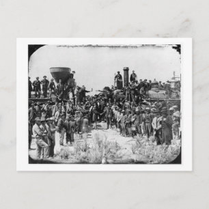 Meeting of the Rails - Promontory Point Utah 1869 Postcard