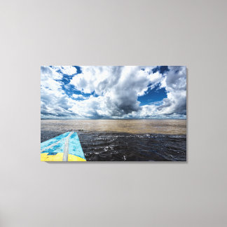 Meeting Of Waters In Peru Canvas Print