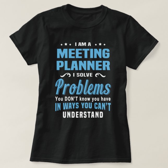 Meeting Planner T-Shirt (Design Front)
