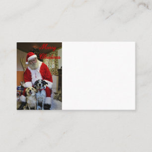 Meeting Santa Business Card
