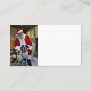 Meeting Santa Business Card