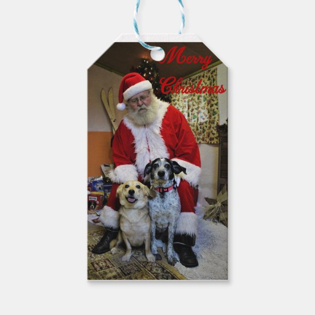 Meeting Santa Gift Tags (Front)