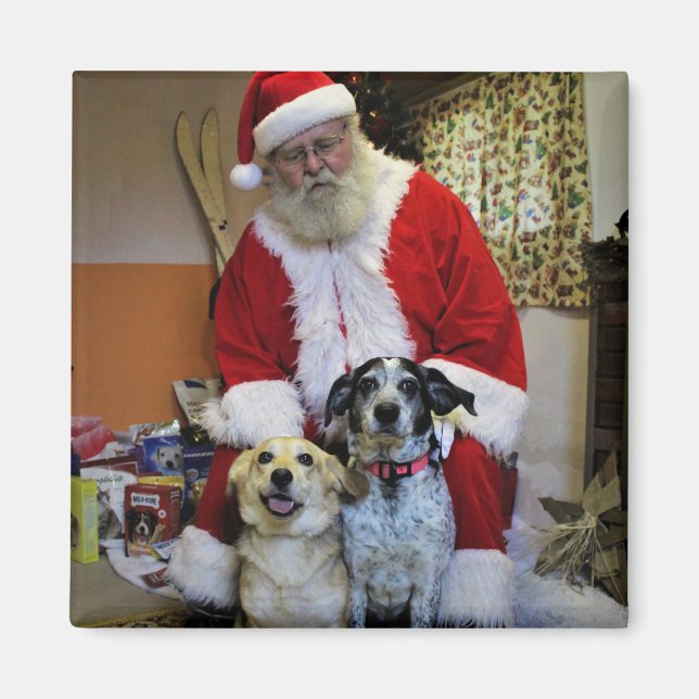 Meeting Santa Magnet (Front)
