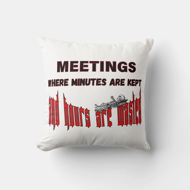 Meeting Survivor Cushion (Front)