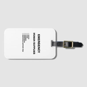 Meeting Survivor - Meme hoodie Luggage Tag
