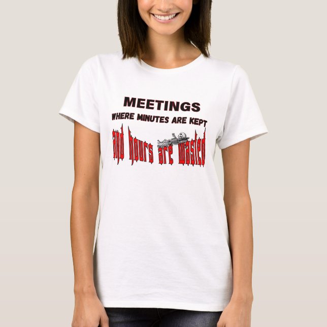 Meeting Survivor T-Shirt (Front)