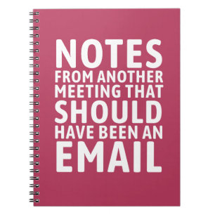 Meeting That Should Have Been An Email Funny Notebook