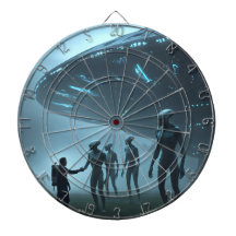 Meeting with aliens.