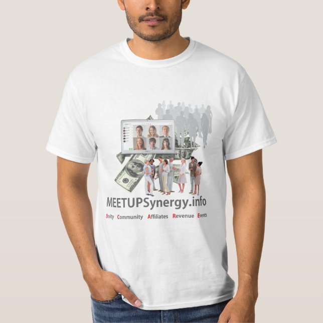 MEETUPSynergy - T-Shirt - Guys (Front)