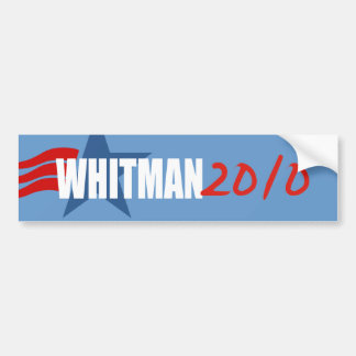 MEG WHITMAN BUMPER STICKER