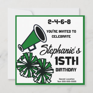 Mega Cheer Invitation: #7 Invitation