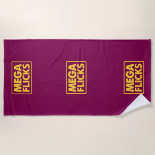 MEGA FLICKS BEACH TOWEL