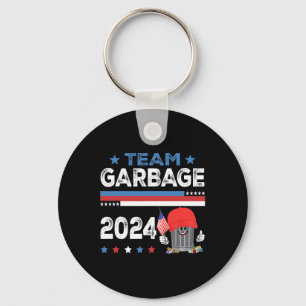 Mega Garbage Proud Trump Supporter 1  Key Ring