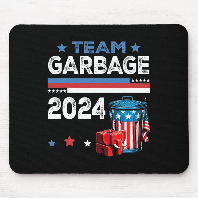 Mega Garbage Proud Trump Supporter 2  Mouse Mat (Front)