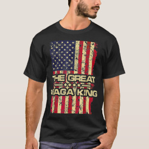 MEGA KING shirt great MEGA KING Vintage US Flag