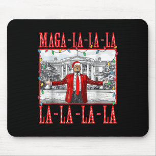 Mega La La La Christmas Santa Funny Trump Xmas Paj Mouse Mat
