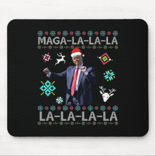 Mega La La La Donald Trump President 47 Dance Ugly Mouse Mat