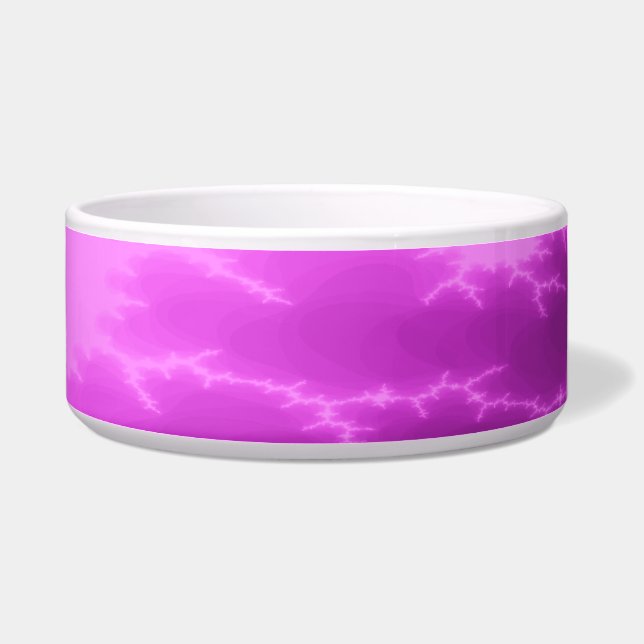 Mega Lightning Fractal Dog Bowl (Right)