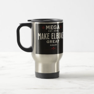 MEGA Make Elbows GREAT Again Canada Elbows UP! Travel Mug