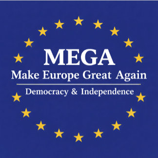MEGA, Make Europe Great Again, democracy, independ Trucker Hat