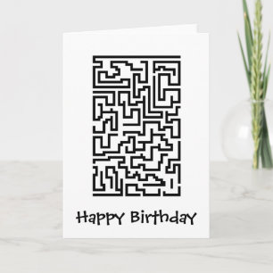 Mega Maze Card