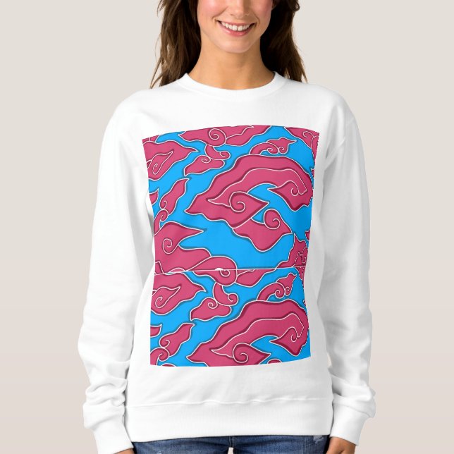 Mega Mendung Batik Sweatshirt (Front)