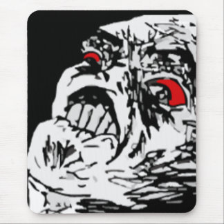 Mega rage comic face mouse mat