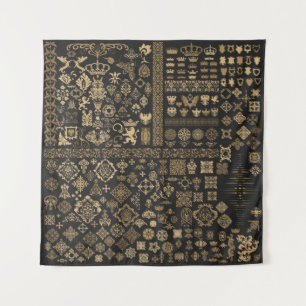 Mega set of baroque elements tapestry