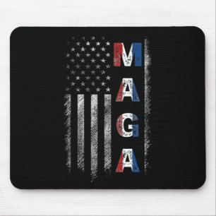 Mega Trump 2024 Us Flag American Mouse Mat