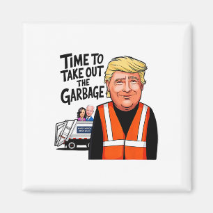 Mega Trump Garge Truck Time To Take Out The Garge  Magnet