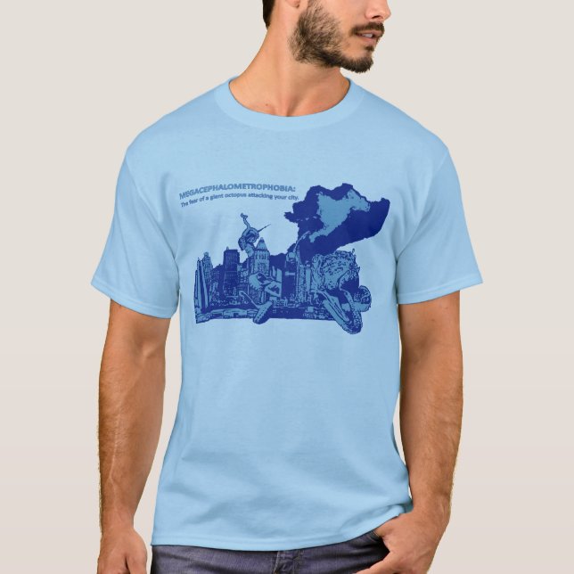 MEGACEPHALOMETROPHOBIA T-Shirt (Front)
