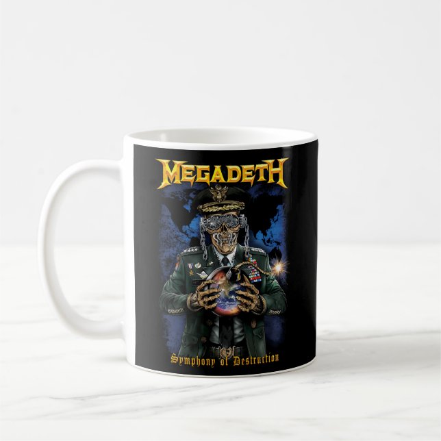 Megadeth Â€“ Vic Earth Bomb Coffee Mug (Left)