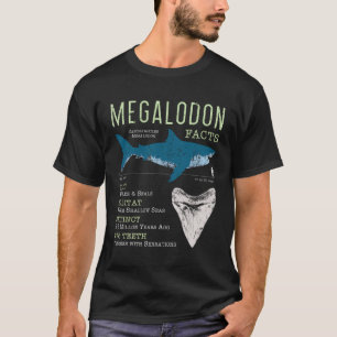 Megalodon Facts Hoodie Meg Tooth Fun Prehistoric S T-Shirt