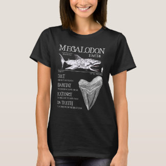 Megalodon Meg Facts Funny Shark Lover Gift T-Shirt