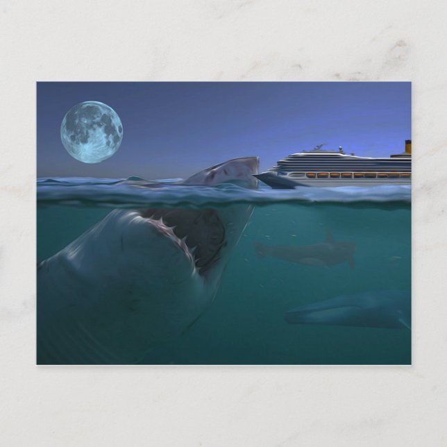 Megalodon Postcard (Front)