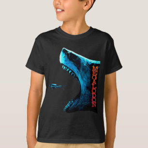 Megalodon Primeval Shark Dorsal Fin Teeth Ocean Pr T-Shirt