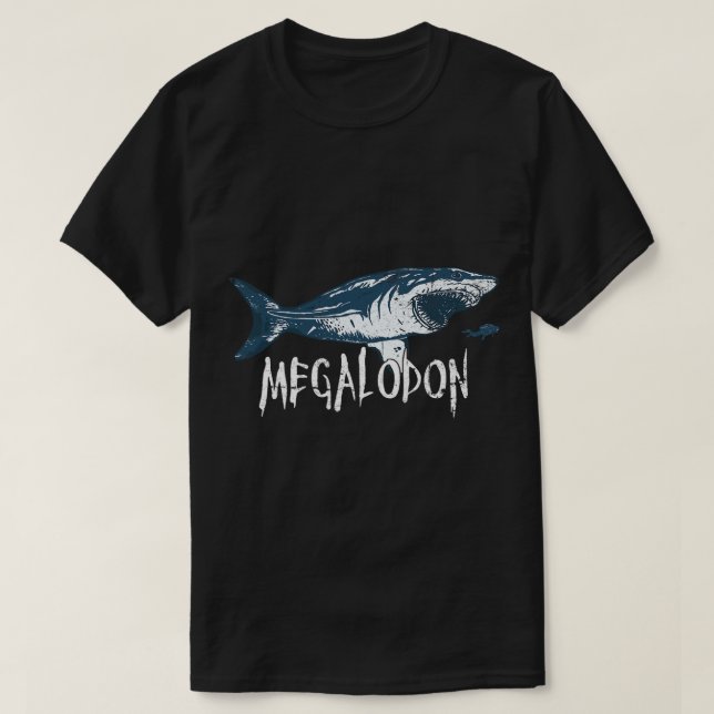Megalodon Shark Lovers T-Shirt (Design Front)