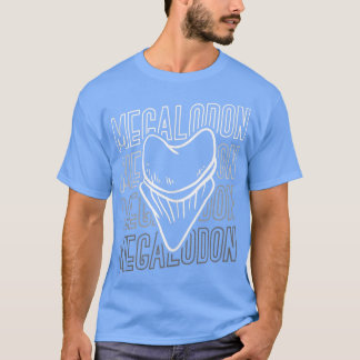 Megalodon Shark tooth Collection Tooth Hunter  T-Shirt