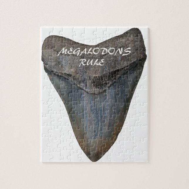 Megalodon Shark Tooth Jigsaw Puzzle (Vertical)