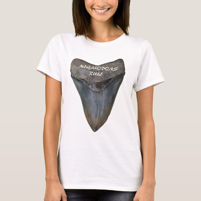 Megalodon Shark Tooth T-Shirt (Front)