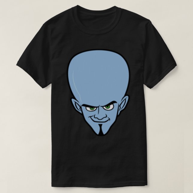 MegamindHeadCutout T-Shirt (Design Front)