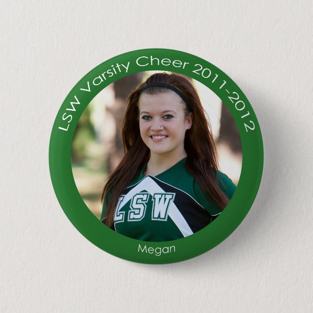 Megan 6 Cm Round Badge (Front)