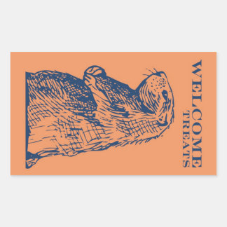 megan + kevin welcome bag sticker