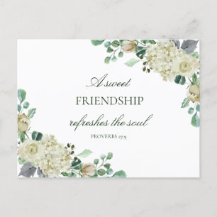 Megan Roses Greenery Christian Bridesmaid Proposal Invitation Postcard