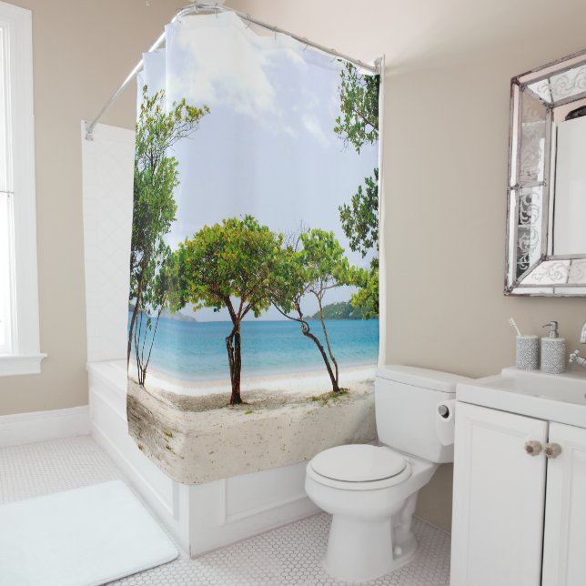 Megans Bay (St. Thomas, USVI)  Shower Curtain (In Situ)