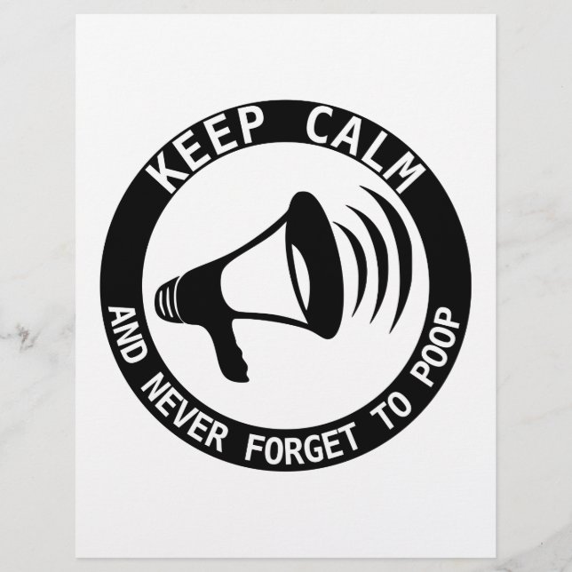 Megaphone: Keep Calm And Never Forget (Front)