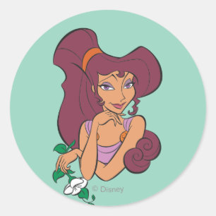 Megara Goddess at Heart Classic Round Sticker