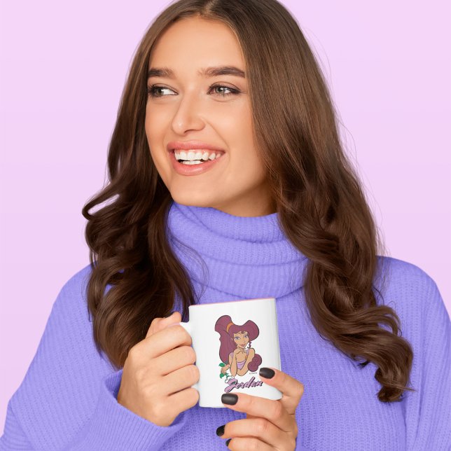 Megara Goddess at Heart Mug (Person holding mug)